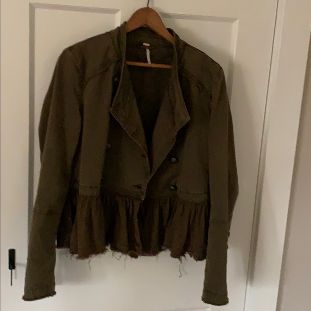 Free people adorable military jacket